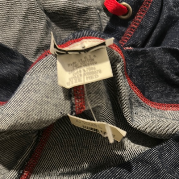 CLIO Blue & Red Track Pants Plus Zip Front Hoodie for Sporty Style Set. - Picture 10 of 16